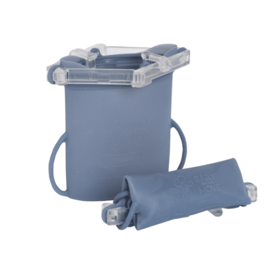 Yummy Bag - 2-Pack Bewaarzakjes voor moedermelk en voeding Denim