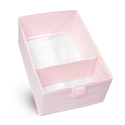 Verzorgingspakket Pretty Pink - Badcape met washandje Arne
 + Opbergmand Dion