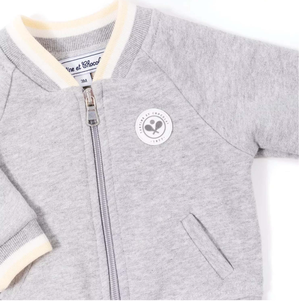 Sweater Jasje TC club lichtgrijs Grijs
