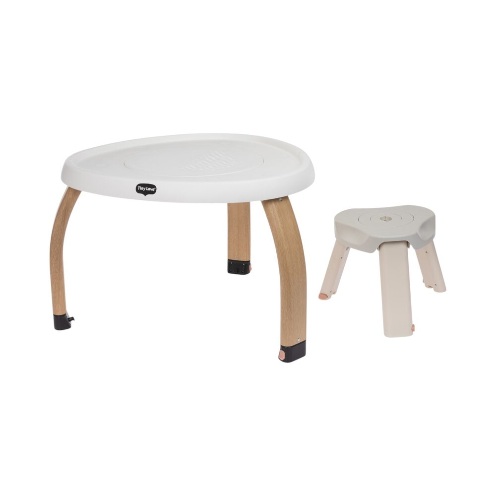 Activiteitentafel black & white decor