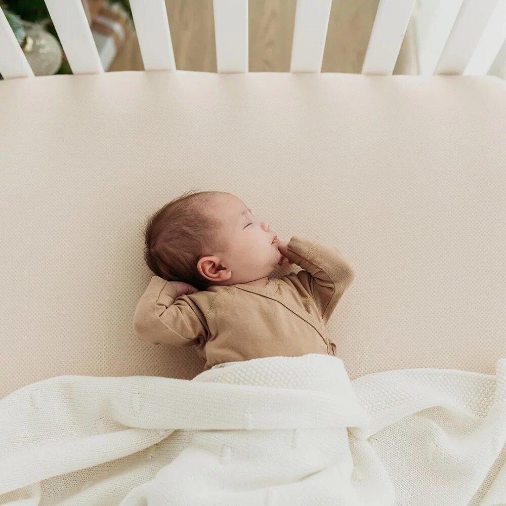 Sleep safe premium hoeslaken 70x140 cm Almond