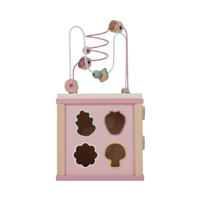 Houten activiteitenkubus Fairy Garden