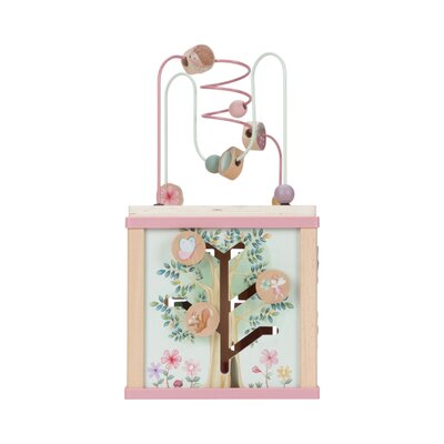 Houten activiteitenkubus Fairy Garden