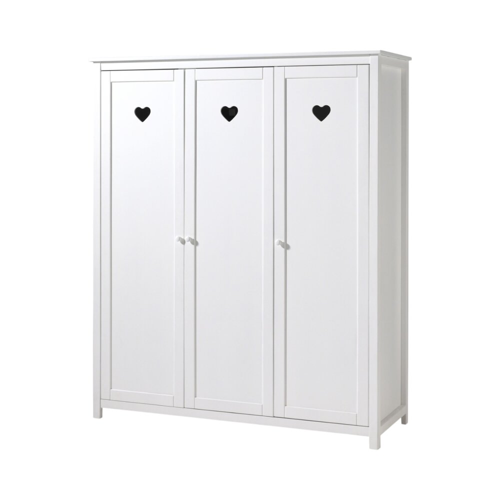 Amori 3-deurs Kleerkast Wit