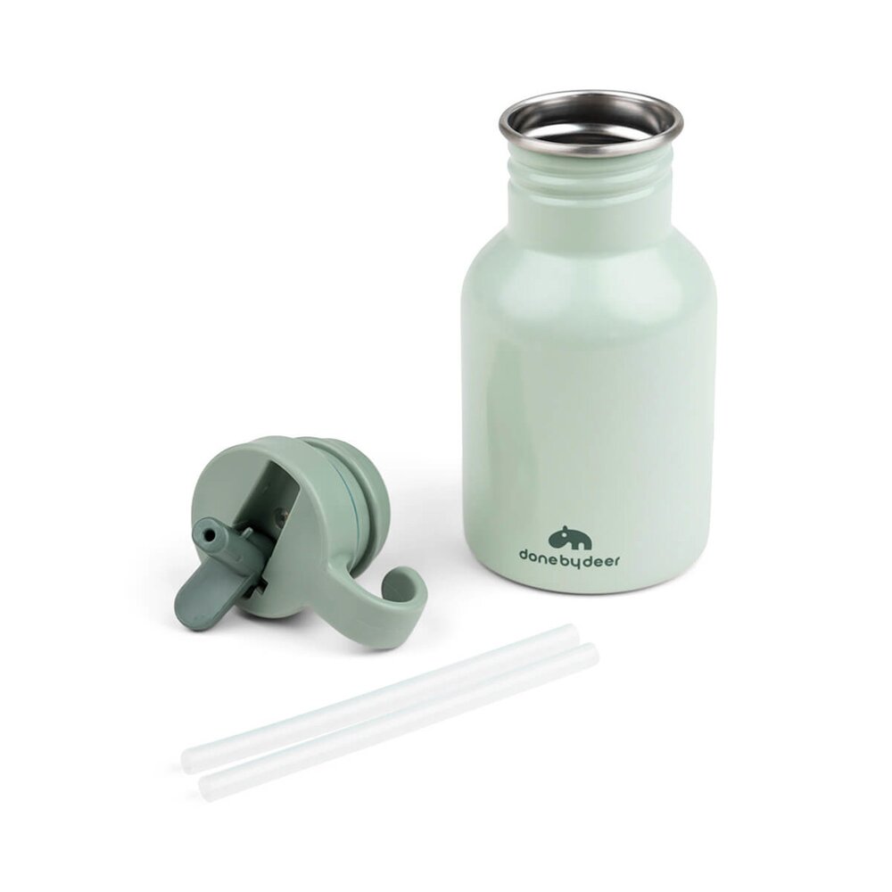 Metalen drinkfles Croco Green