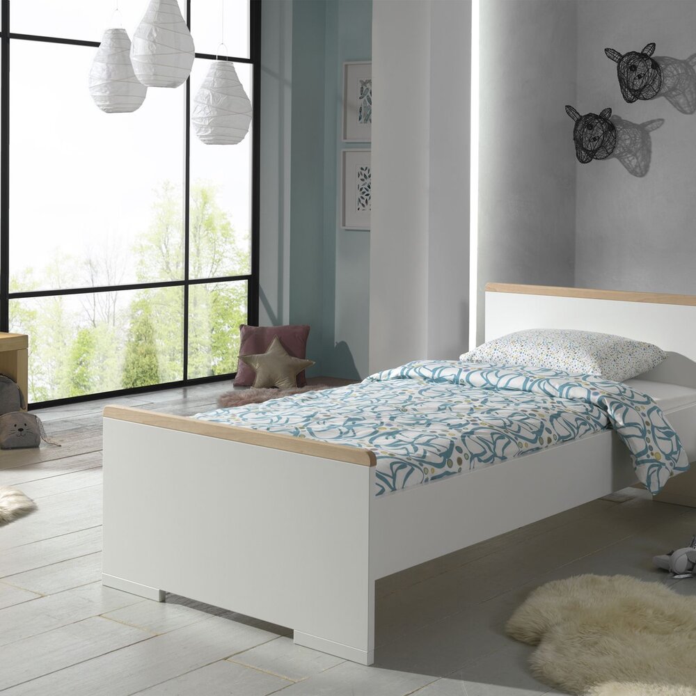 London Bed 90 X 200 cm Wit