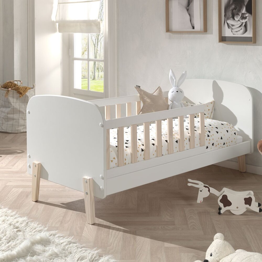 Kiddy peuterbed 70 X 140 cm Wit