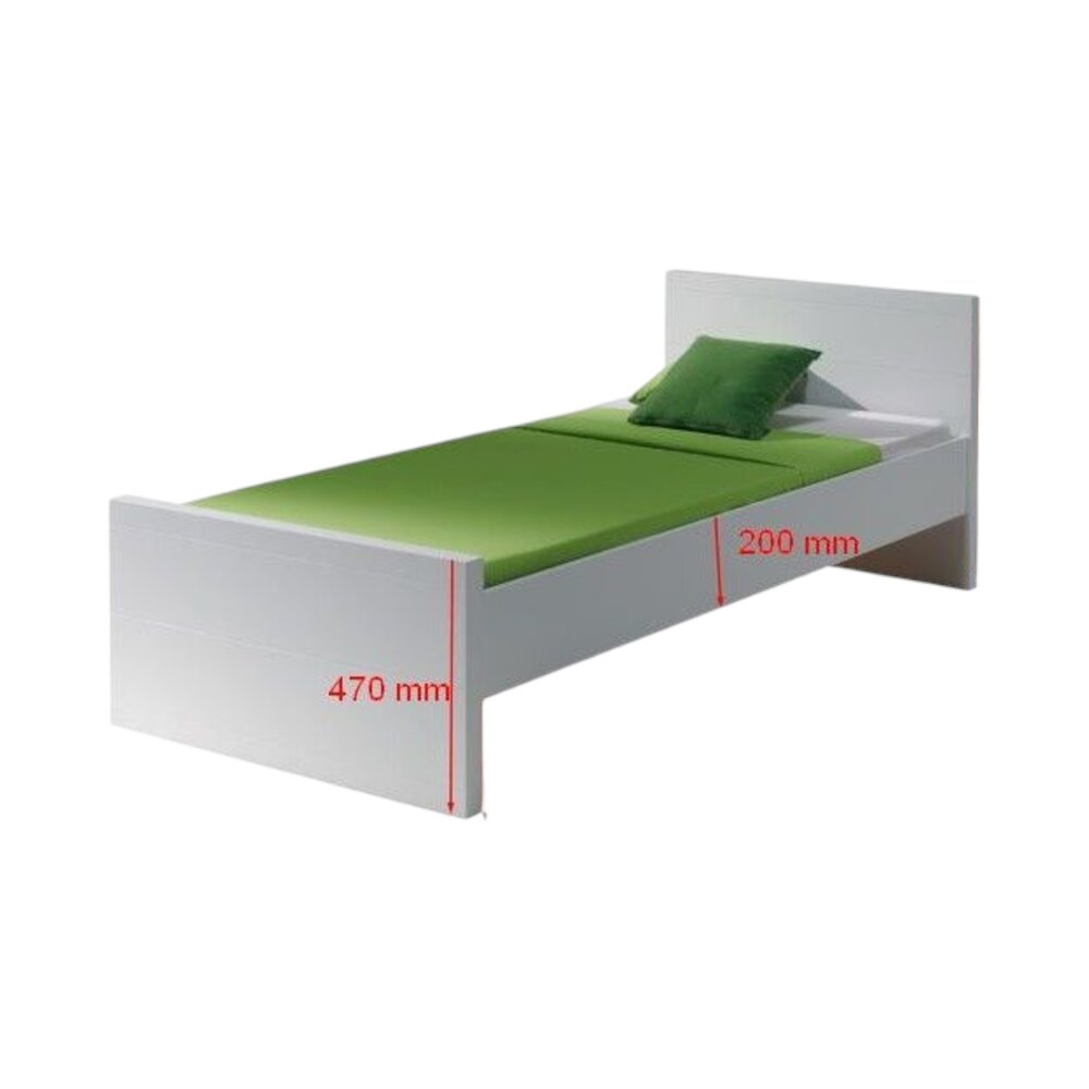 Lara Bed 90 cm Wit