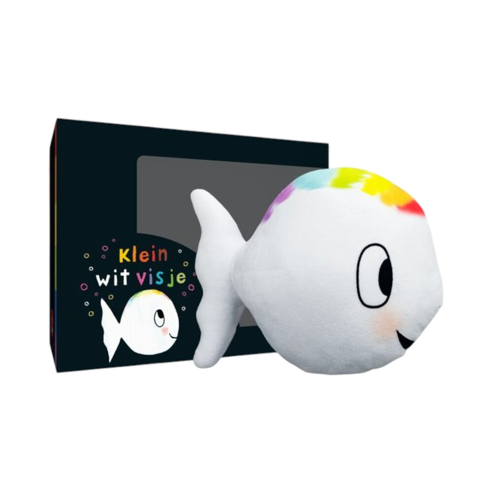 Klein wit visje knuffel