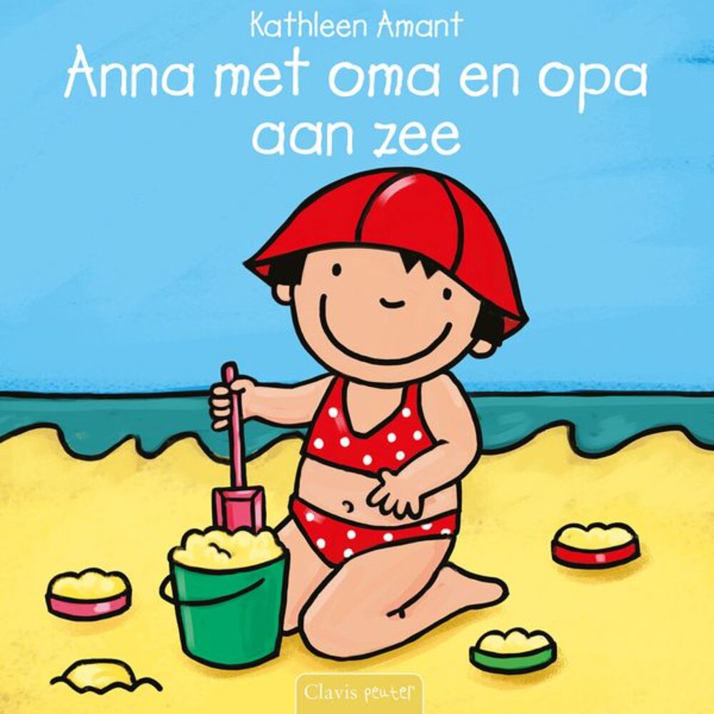 Anna met oma en opa naar zee
