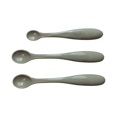 Baby voedingslepels (set van 3) Grijs