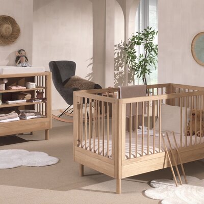 Forrest 2-delige kamer oak (babybed+open commode)