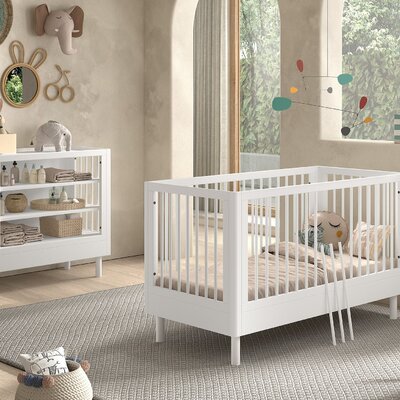 Forrest 2-delige kamer beuk (babybed+open commode)
