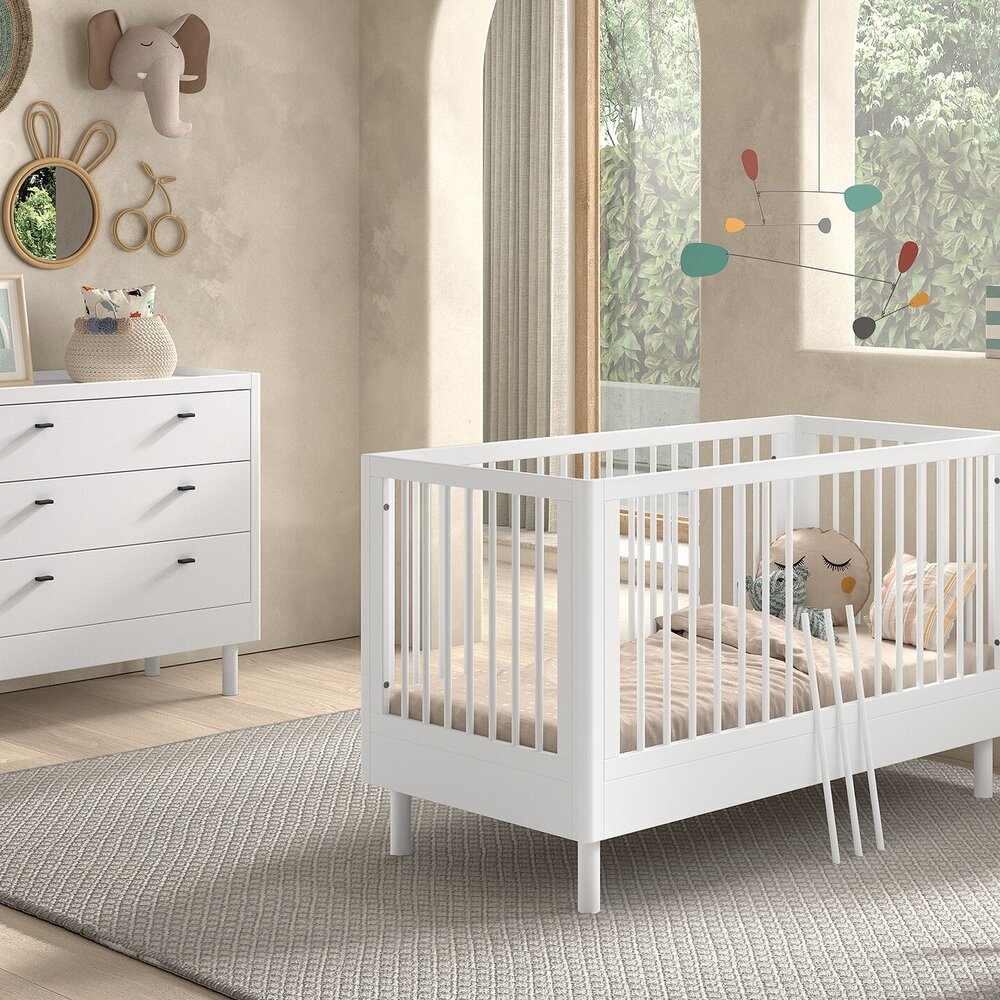 Forrest 2-delige kamer beuk (babybed+commode)