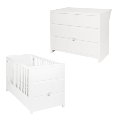 June 2-delige kamer (babybed+commode+extensie)