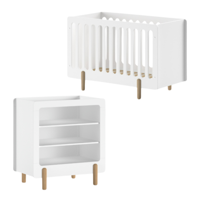 Smile 2-delige kamer (babybed+commode)