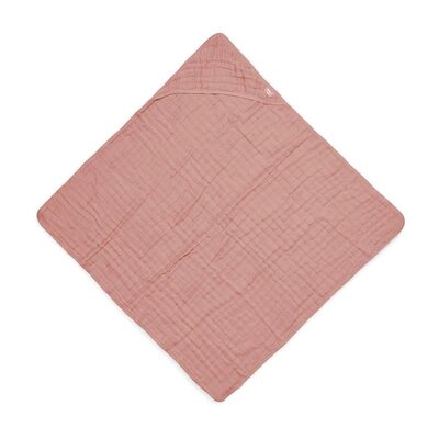 Badcape 75x75cm Wrinkled Cotton Rosewood