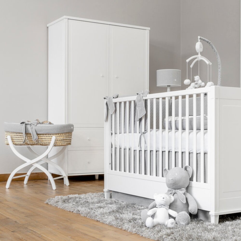 Gio 3-delige kamer (babybed+commode+2-deurskast)
