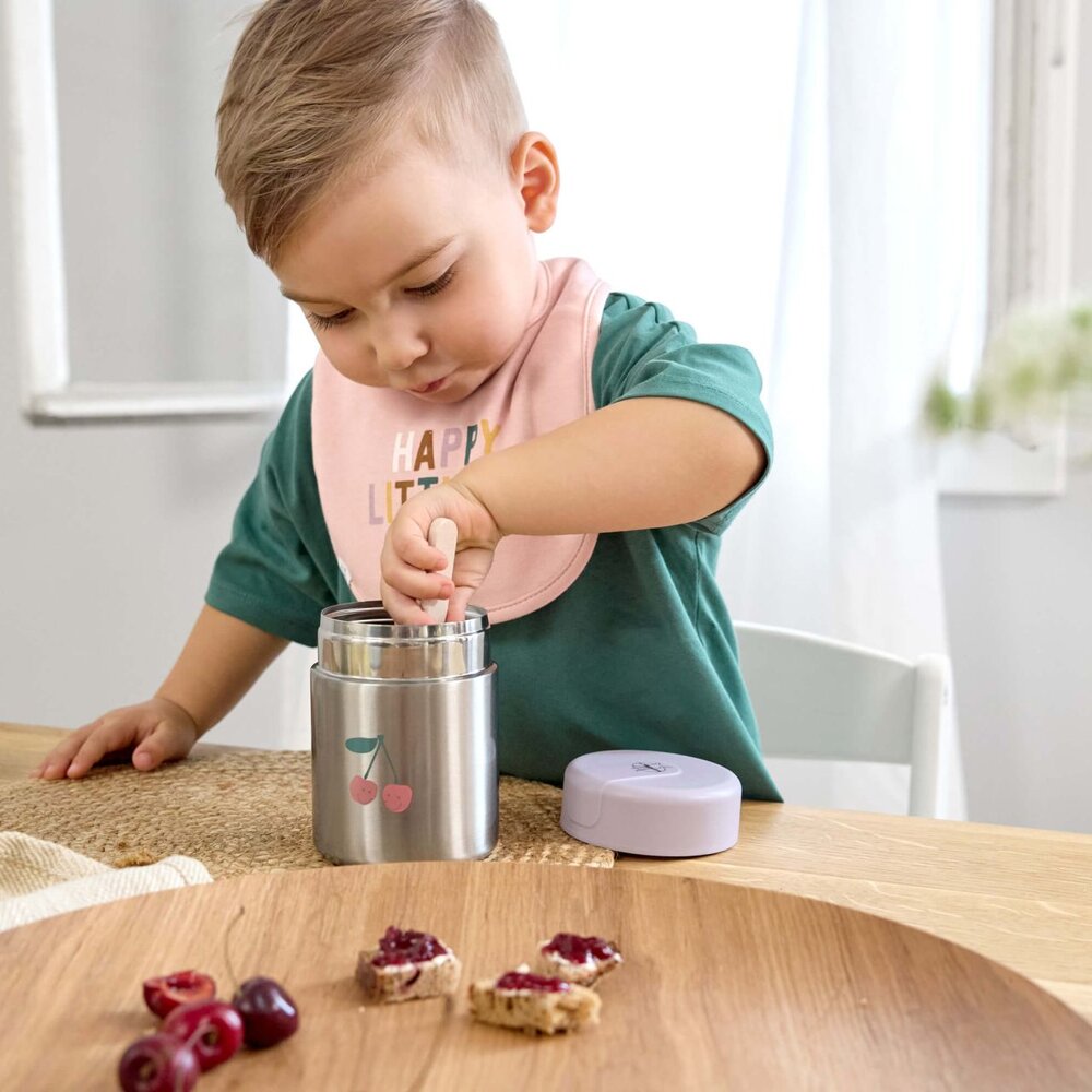 Food Jar Happy Fruits Cherry