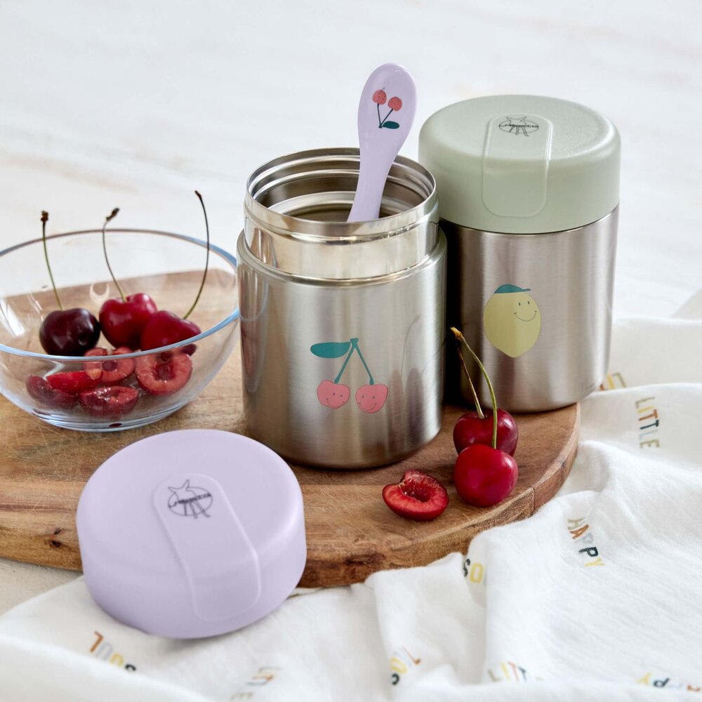 Food Jar Happy Fruits Cherry
