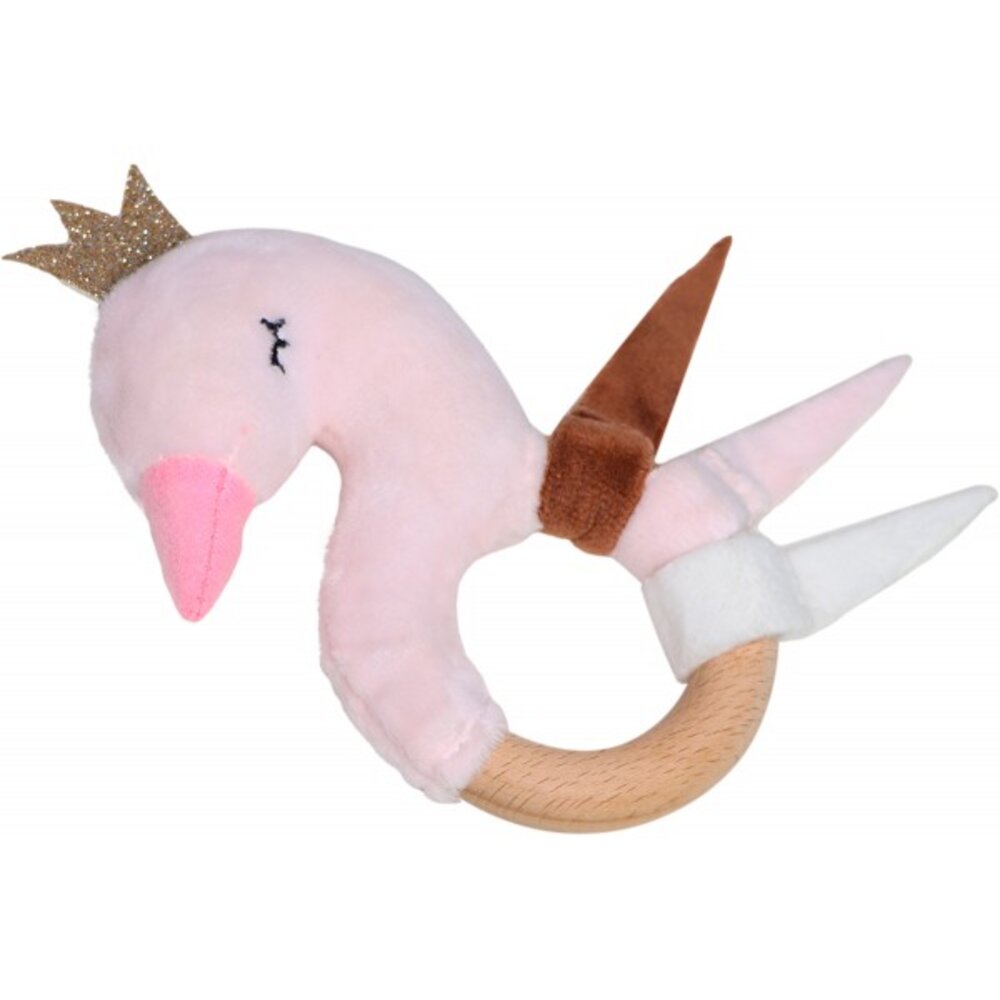 Houten bijtring Swan Ivy
