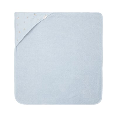 Badcape geborduurd - 100x100 cm Blue