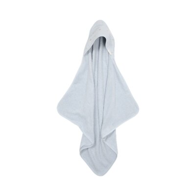 Badcape geborduurd - 100x100 cm Blue