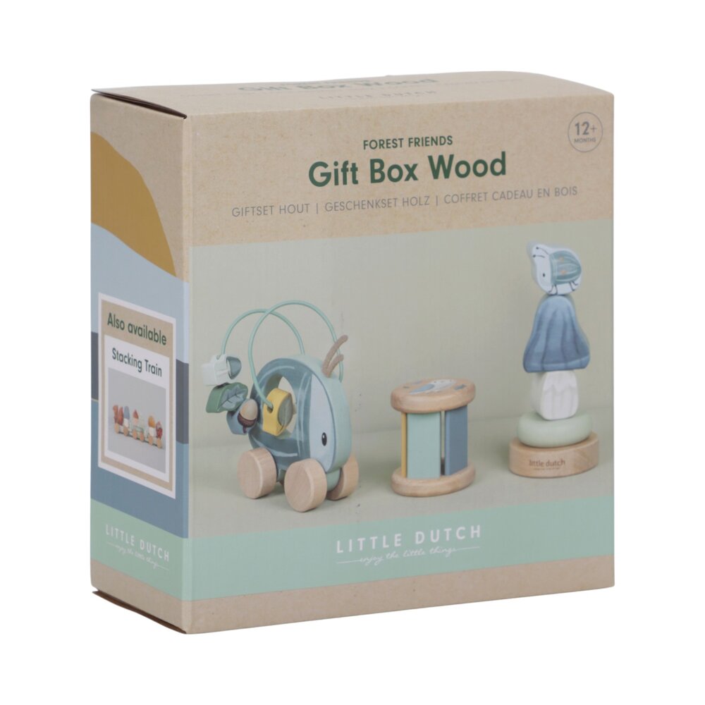 Giftset hout Forest Friends