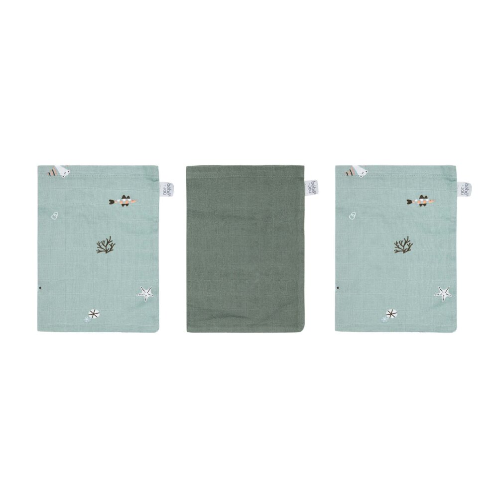 Tetra washandjes 3st. Ocean vibes