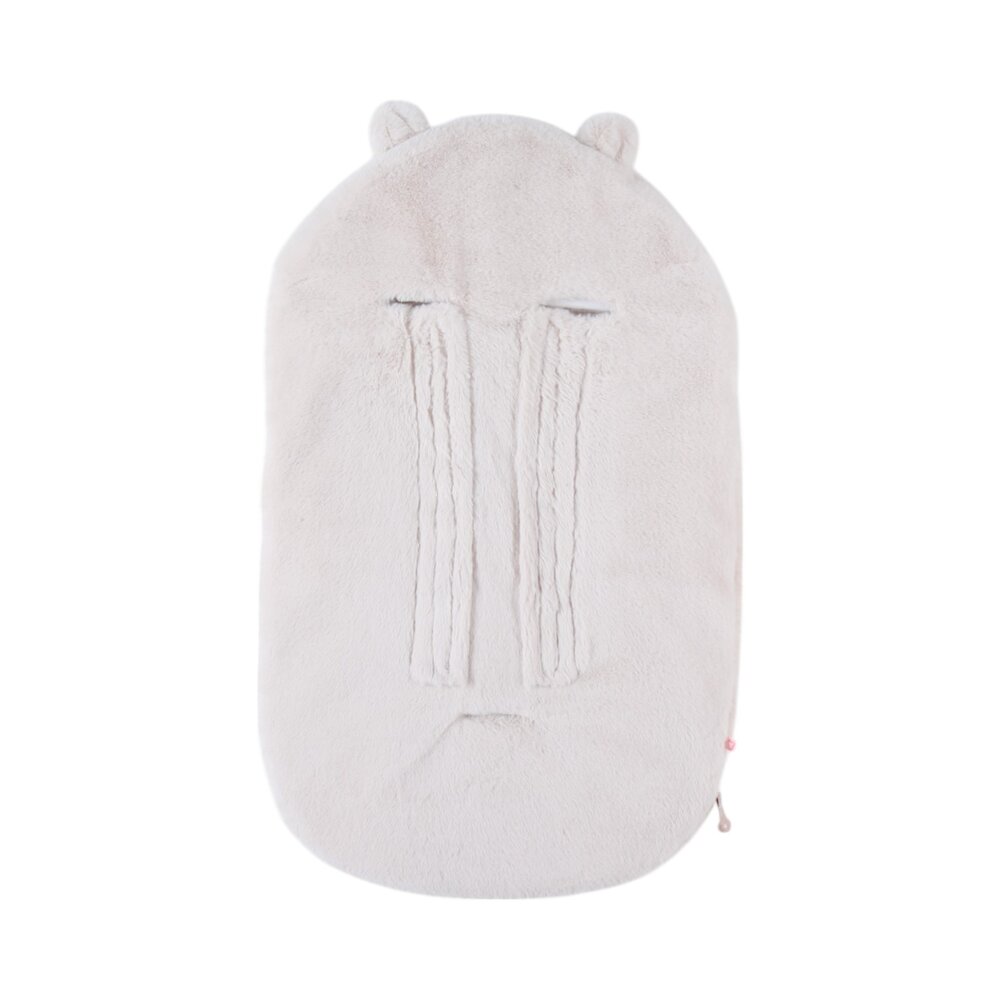 Engelnest jersey en nepbont Beige