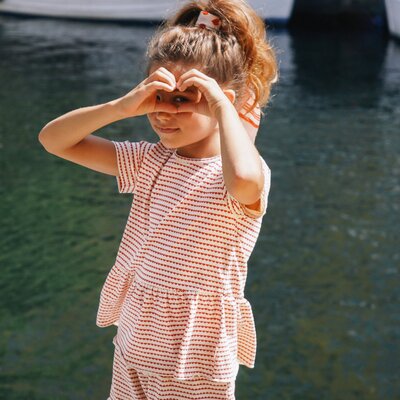 2-delige basic-set met ruches gots - heart on a string