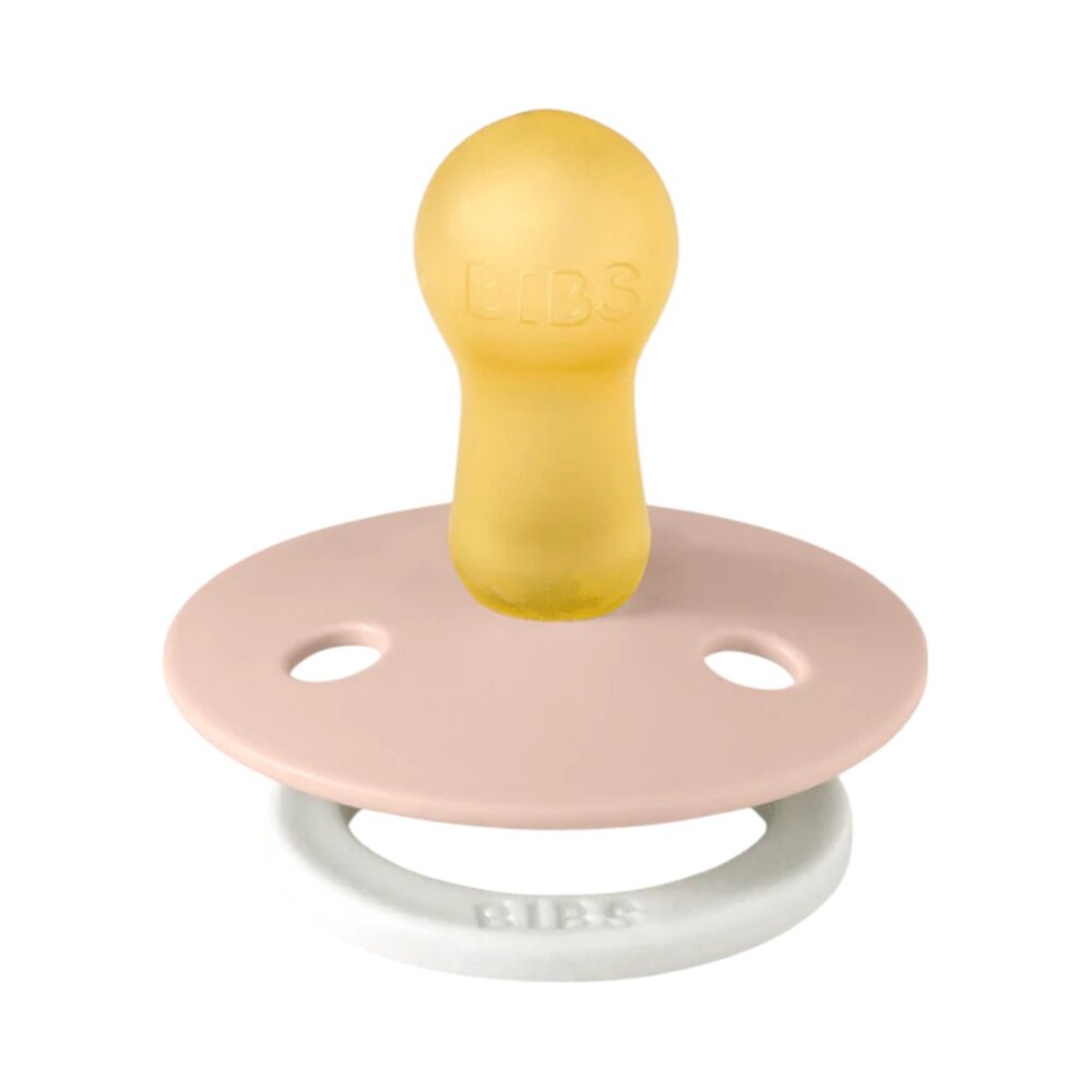 Fopspenen Latex - rond - Glowdark 2-pack T1 blush/vanilla 