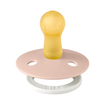 Fopspenen Latex - rond - Glowdark 2-pack T1 blush/vanilla 