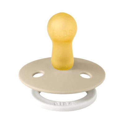 Fopspenen Latex - rond - Glowdark 2-pack T1 blush/vanilla 