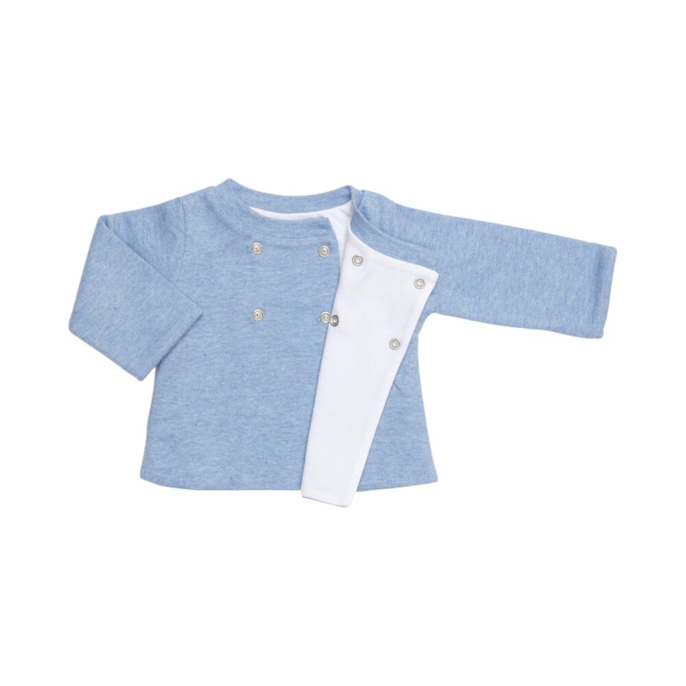 Baby vestje/jasje Denim Blue