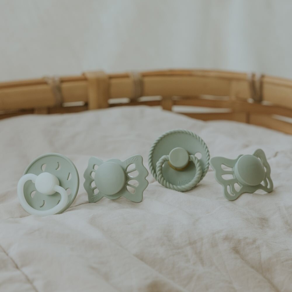 'Baby's eerste fopspeen'-set Sage