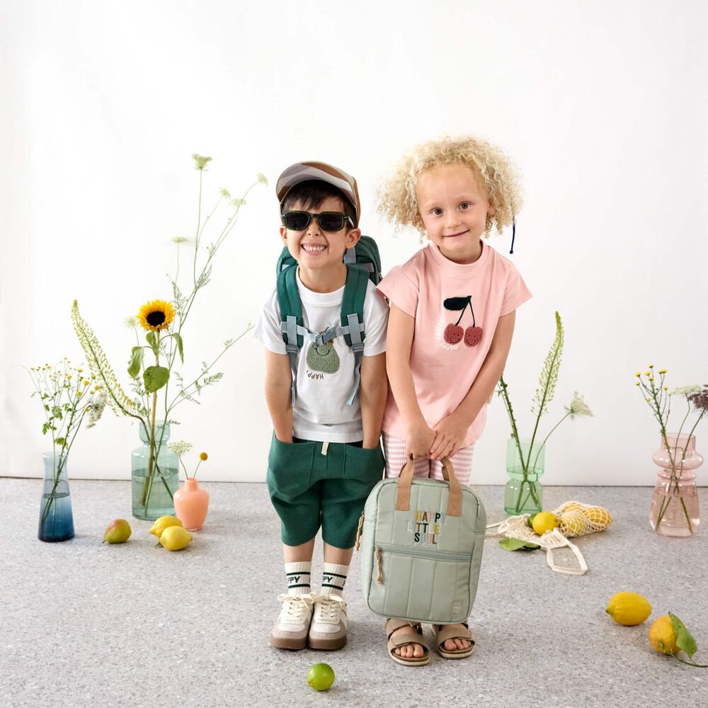 Rugzak mini vierkant Little Gang light khaki
