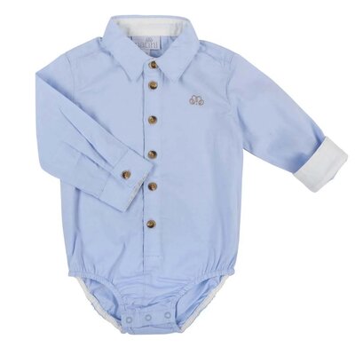 Bodyhemd Caspar Blue beige