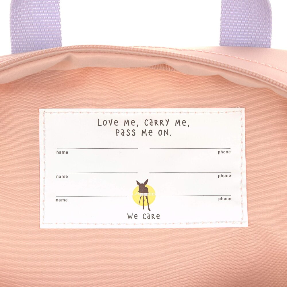 Rugzak mini vierkant Little Gang Cherry Peach