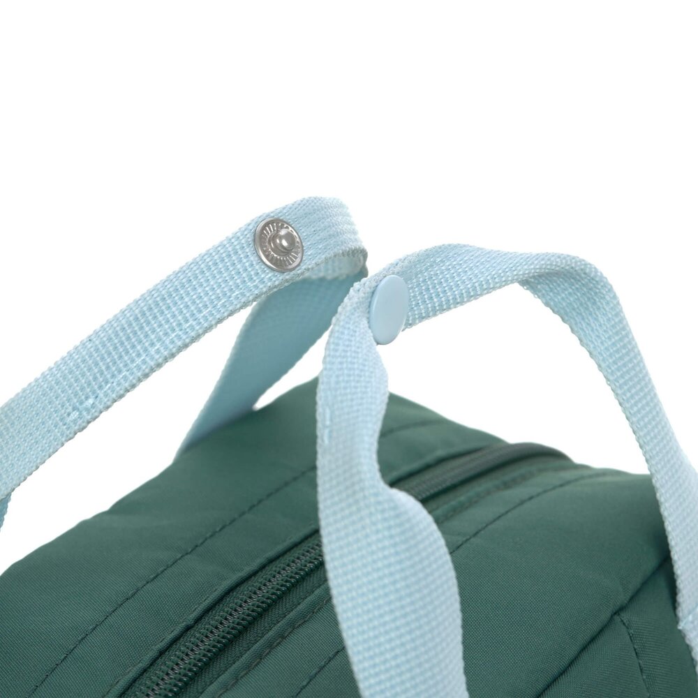 Rugzak mini vierkant Little Gang Lemon dark green