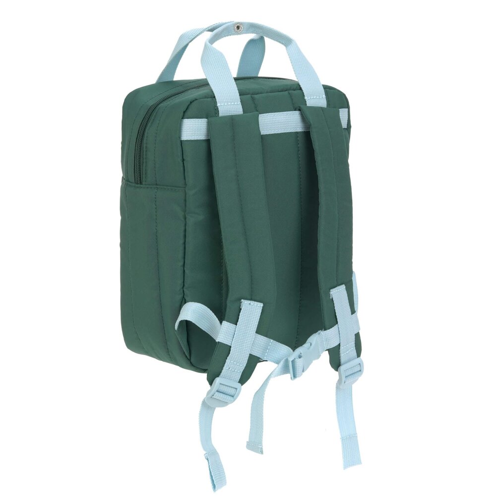Rugzak mini vierkant Little Gang Lemon dark green