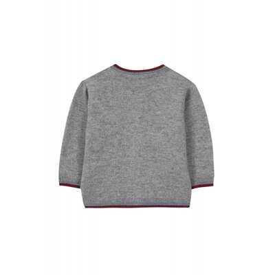 Gilet cardigan baby City Gris chiné moyen