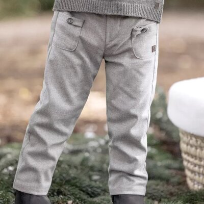 Broek baby ceremonie Gris moyen chine