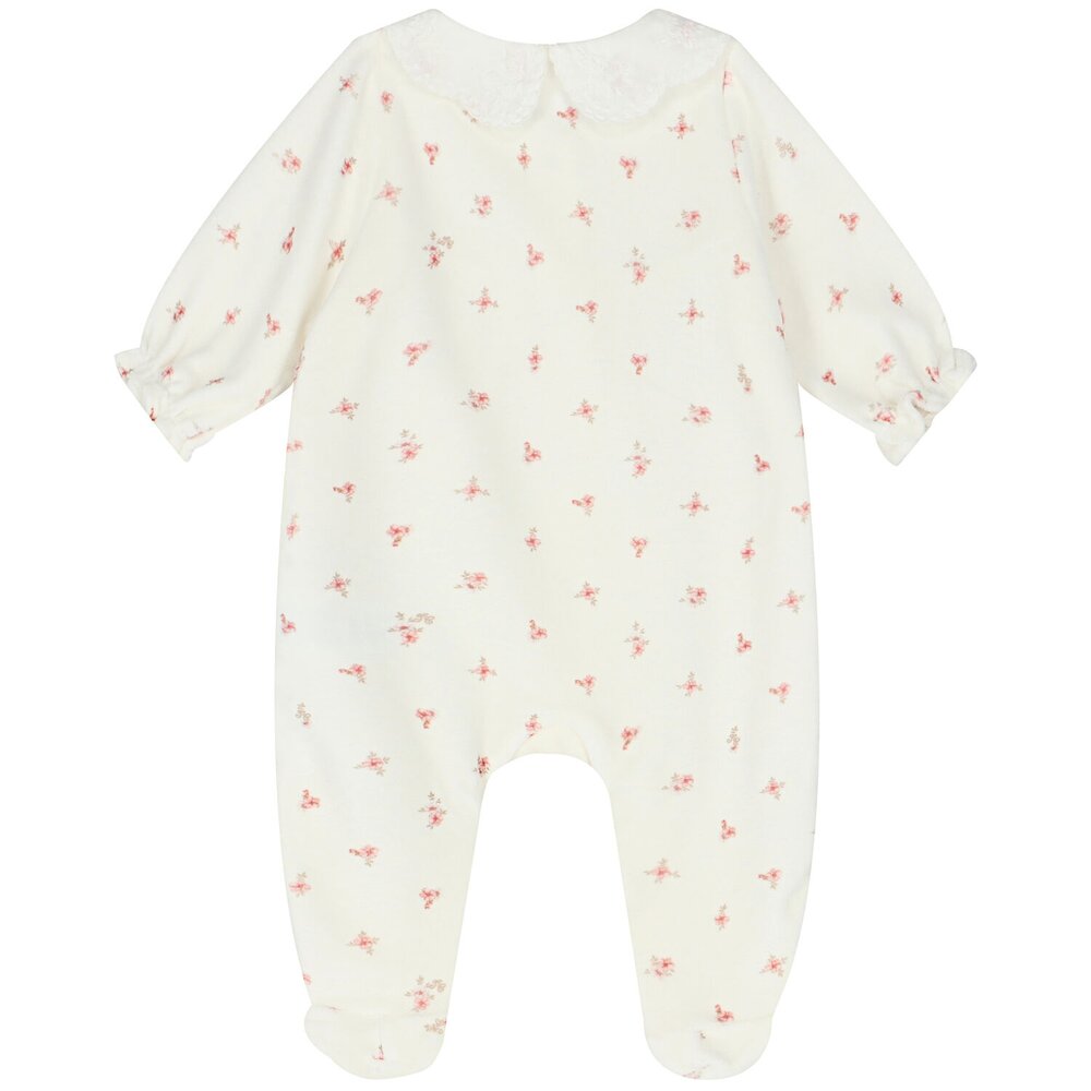 Babypakje Mon premier trousseau bloemetjes Nacre