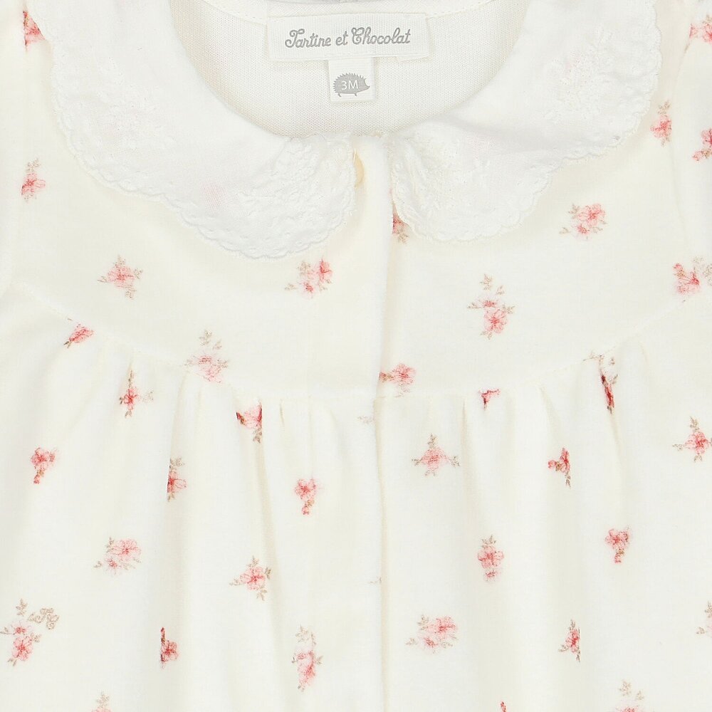 Babypakje Mon premier trousseau bloemetjes Nacre