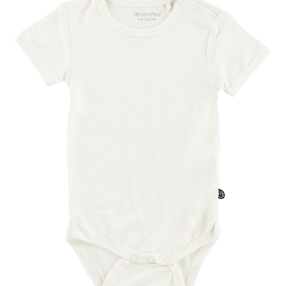 Body korte mouwen bamboo Ecru