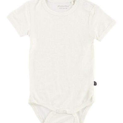 Body korte mouwen bamboo Ecru