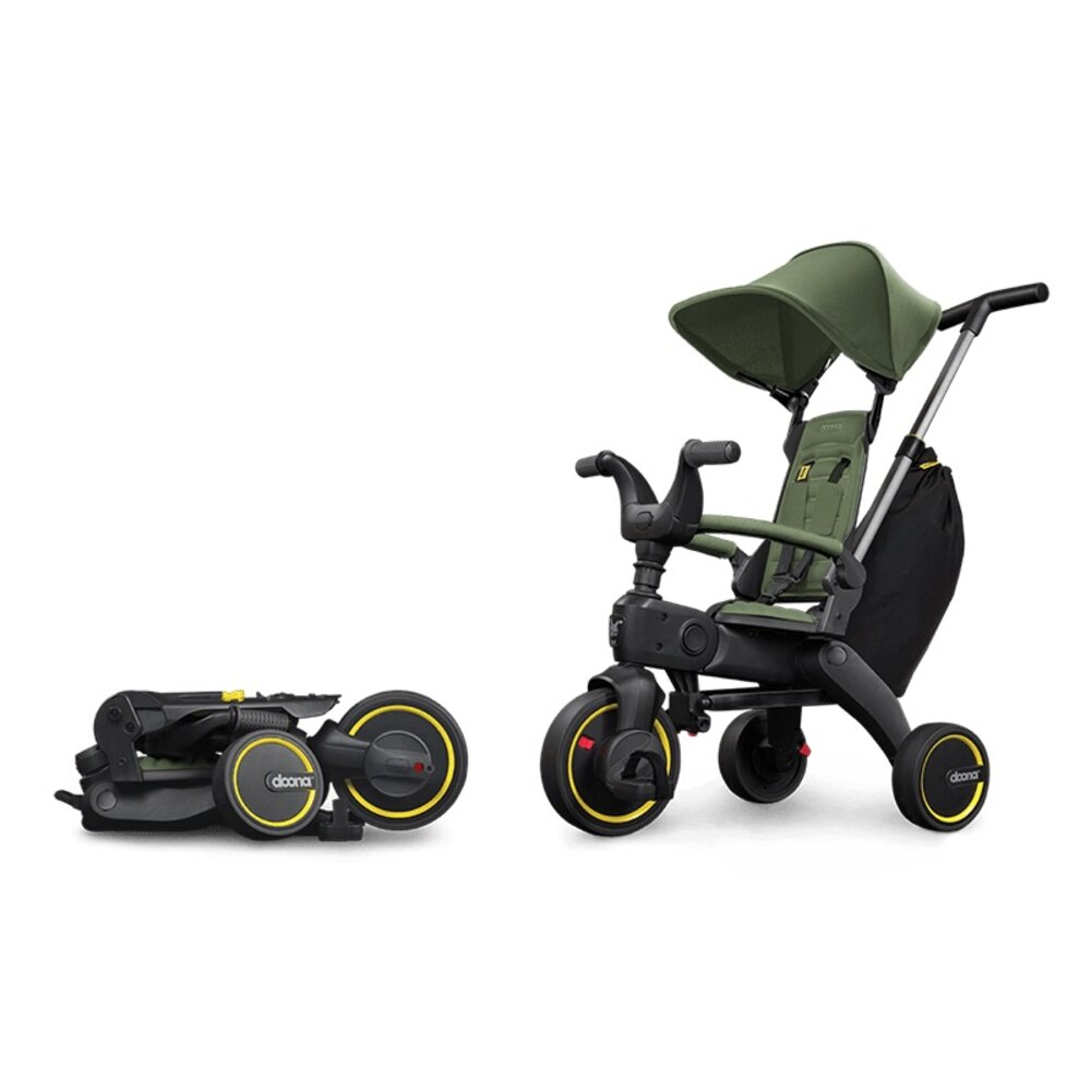 Opvouwbare driewieler Liki trike S3 Premium Desert green