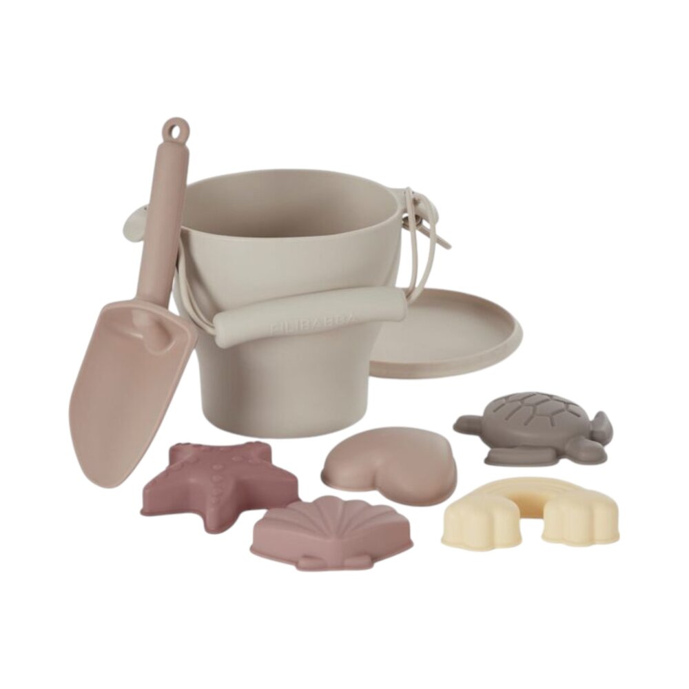 Siliconen strand speelgoed set Beige