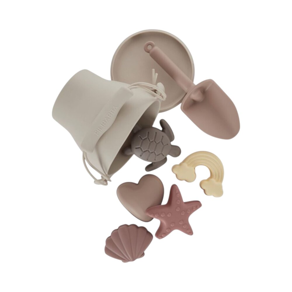Siliconen strand speelgoed set Beige